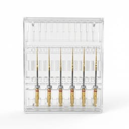 Micro Mega Hero Gold Rotary Files -25mm 4% #25 (Pack of 6)