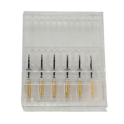 Micro Mega Hero Gold Rotary Files -25mm 4% #17 (Pack of 6) - 2