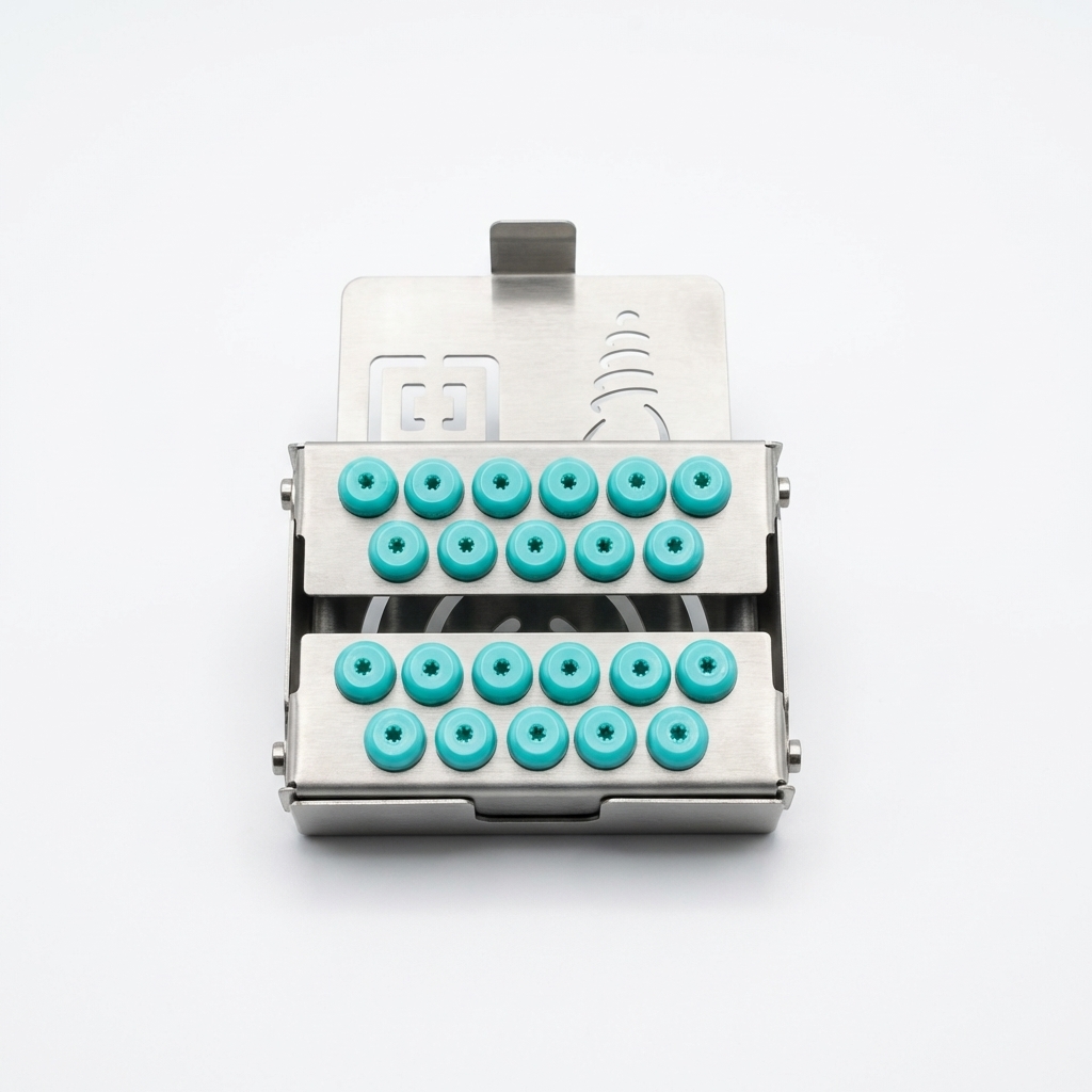 Julldent 22 Slot Autoclavable Bur Box (JULL-DENT 050C)