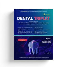 Dental Triplet A Complete Review Of Dental Entrance Examination Pattern Papers 3rd Edition 2026 (Vol. 1 & 2) | Aman Sharma | ISBN 403291