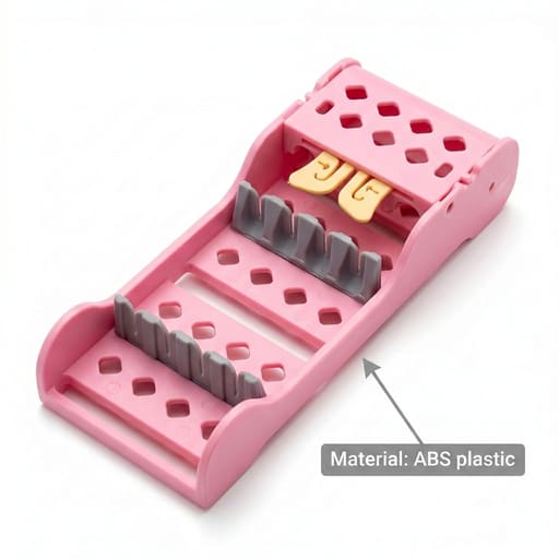 Dental Instruments Sterilization Surgical Plastic Cassette Rack 4 Holder