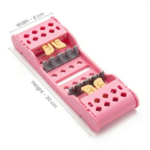 Dental Instruments Sterilization Surgical Plastic Cassette Rack 4 Holder