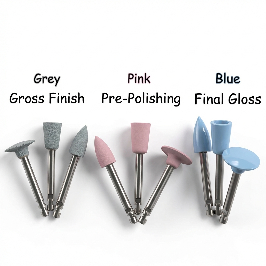 MIK PFM InstaGlaze Ceramic Polishing Bur Kit