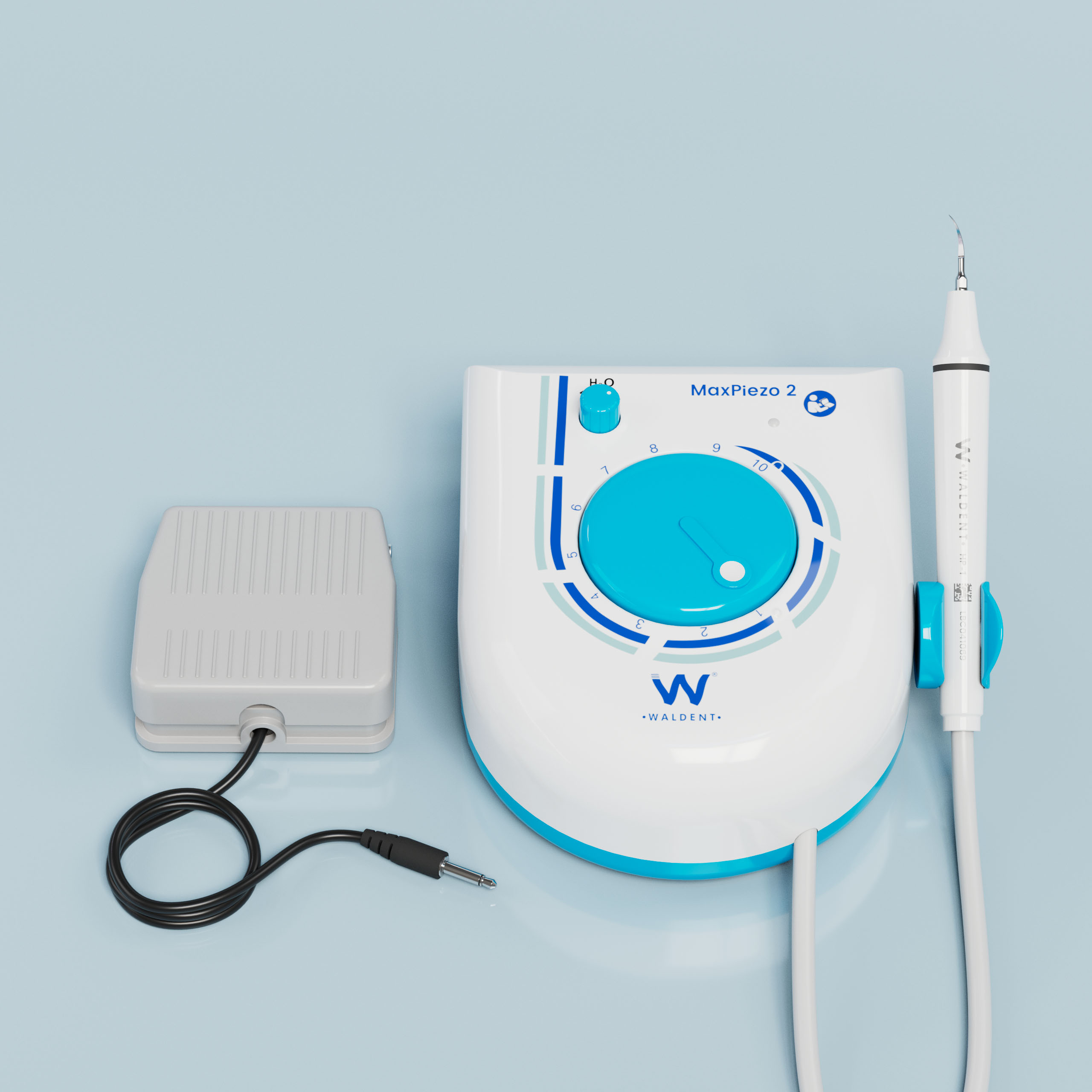 Waldent Max Piezo 2 Ultrasonic Scaler ( 5 Scaler Tips Free )