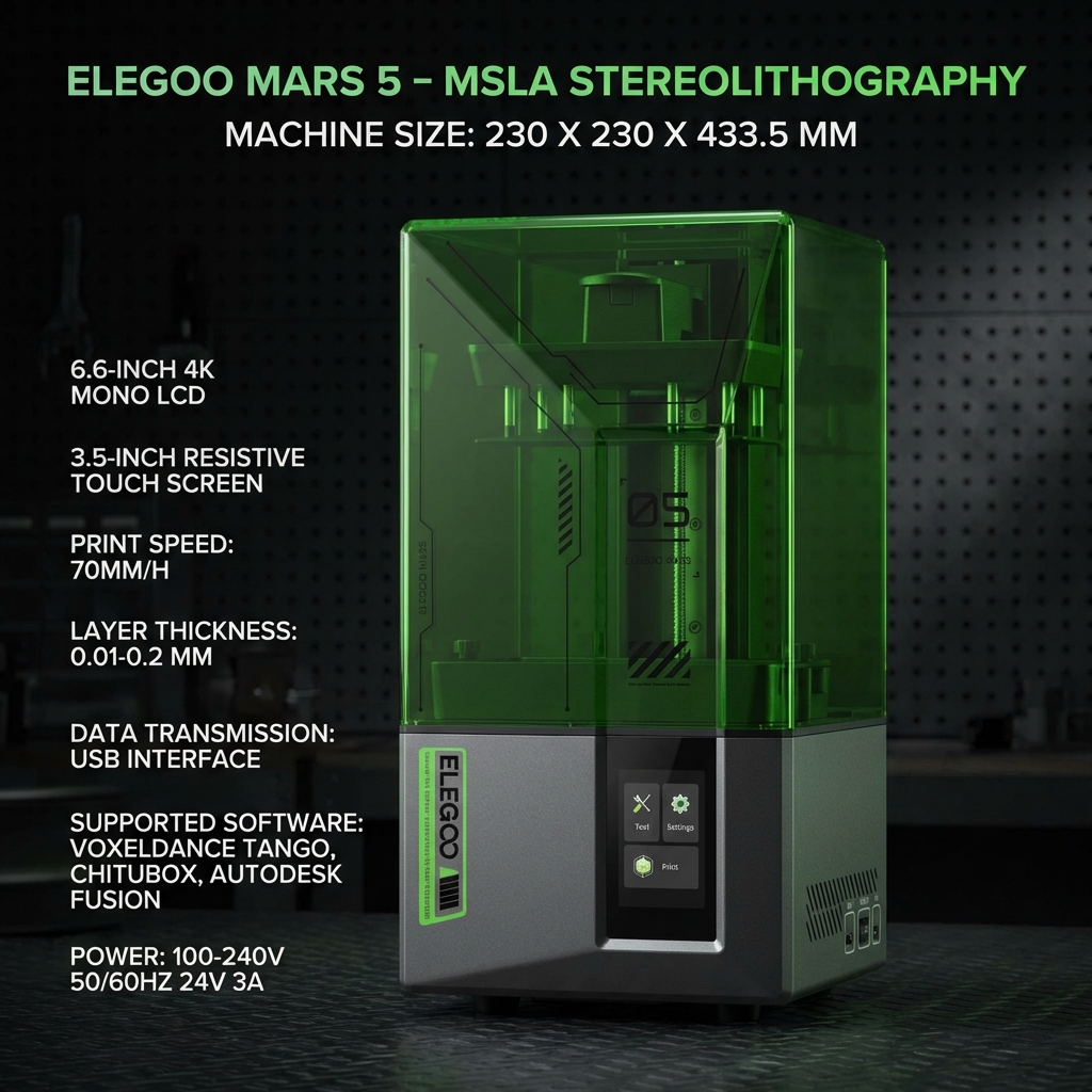 Elegoo Mars 5 3D Printer