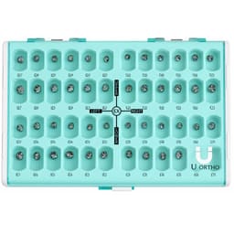 U Ortho Stainless Steel Primary Molar Crown - Assorted Kit (Set of 48) - 2