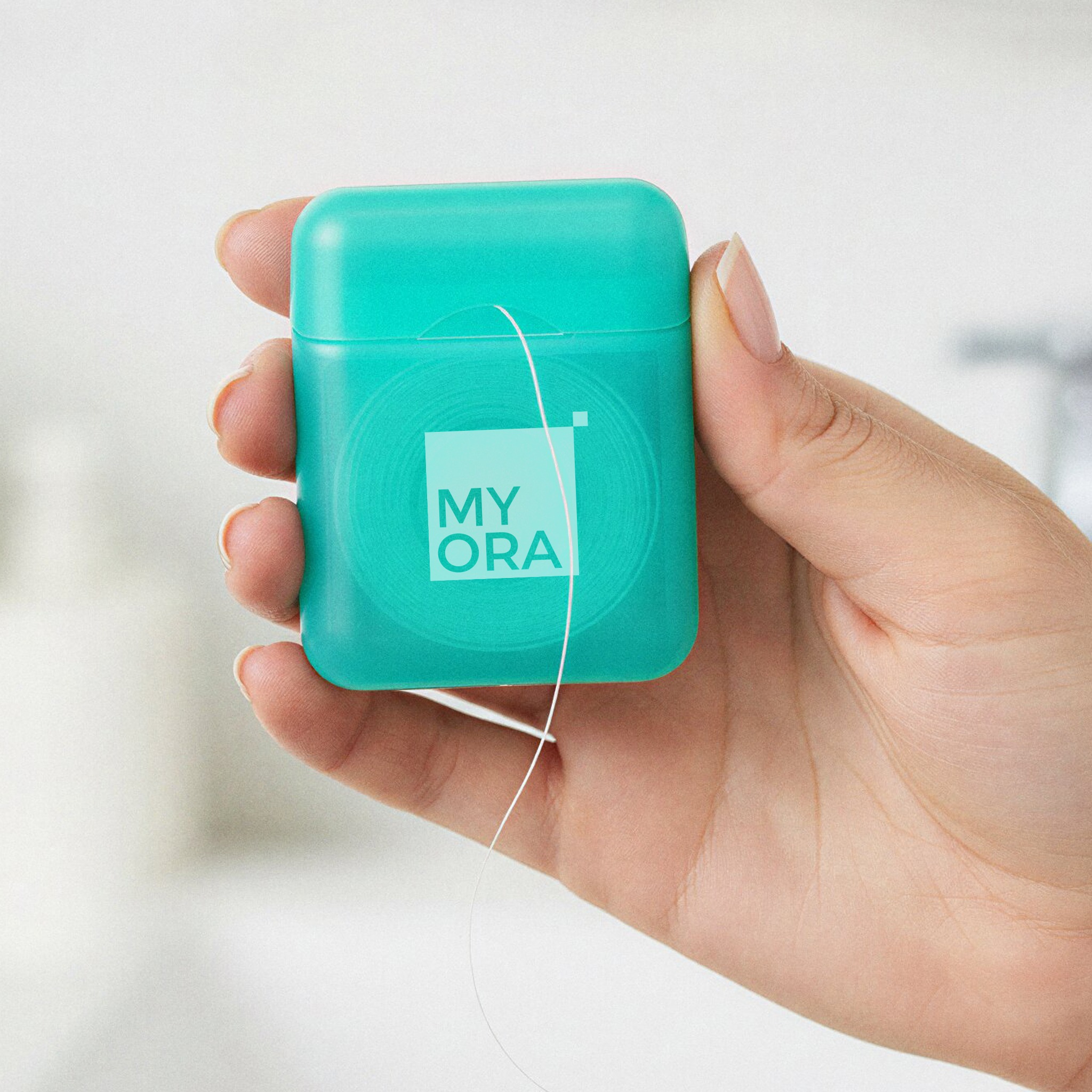 MyOra FreshGlide Waxed Floss 50m - Mint (Pack Of 1)