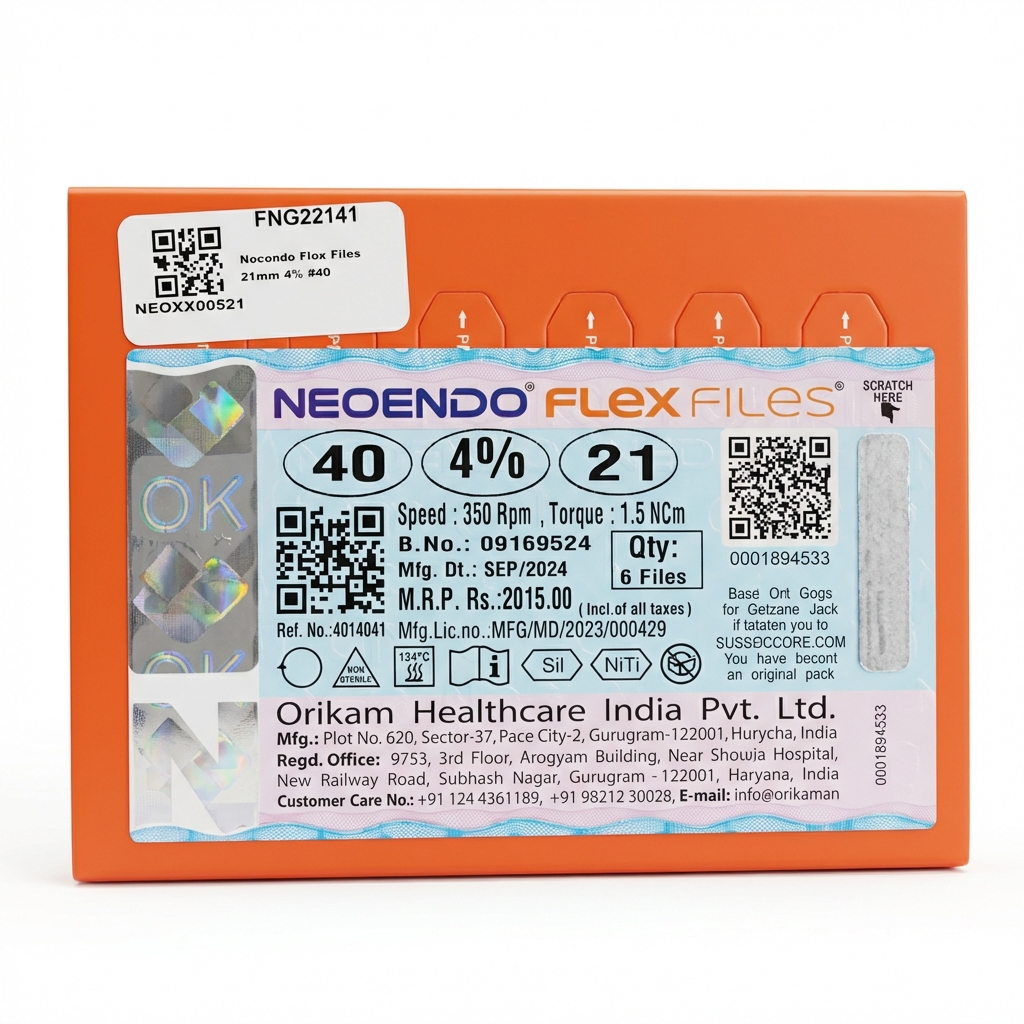 Neoendo Flex Files 21mm 4% #40