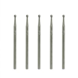NewDiamond Round Carbide Straight Handpiece Bur-07 (Pack of 5)