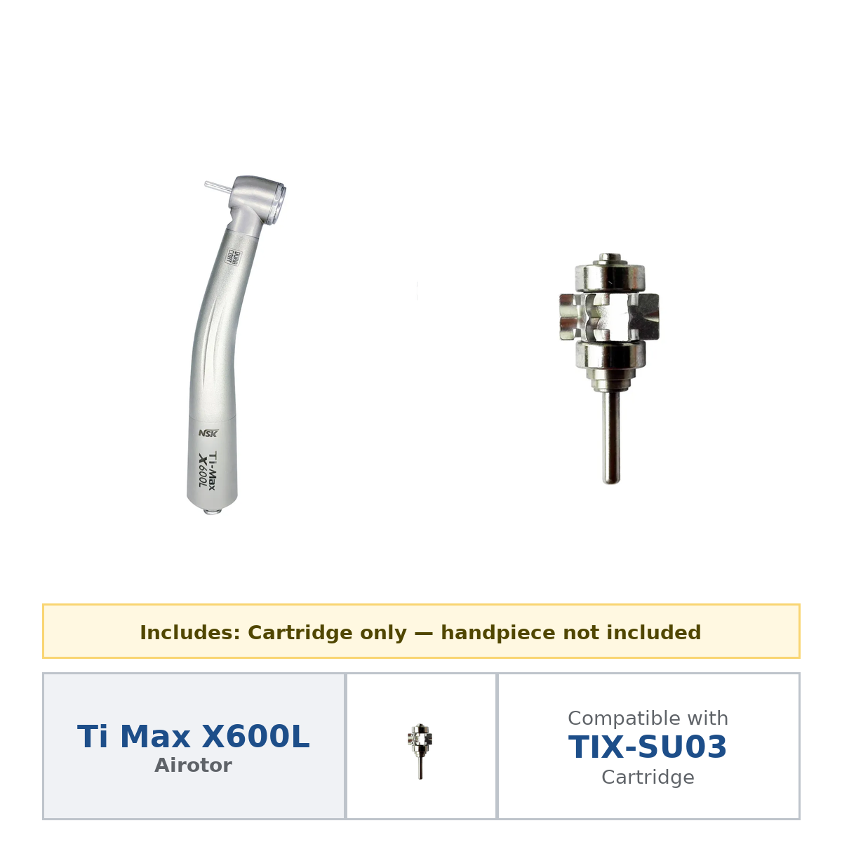 NSK TIX-SU03 Cartridge for Ti-Max X600L Standard Airotor (Y1001022)