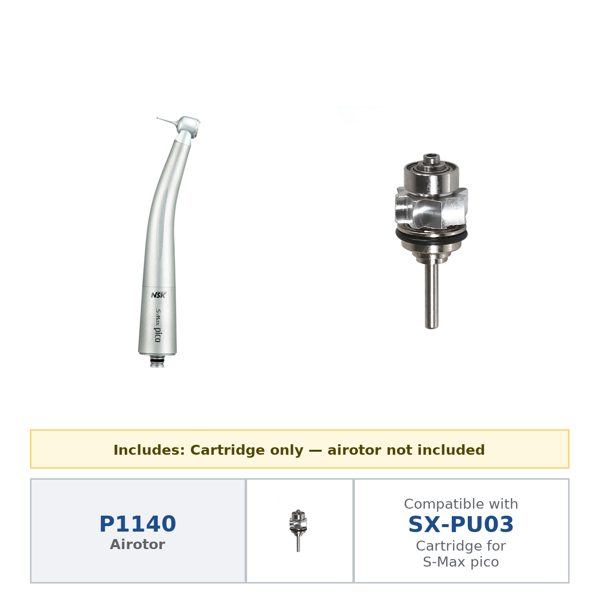 NSK SX-PU03 Cartridge for S-Max Pico LED Airotor (P1140200)