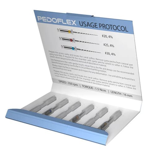 Neoendo Pedoflex Rotary Files 16mm Assorted (Pack of 3)