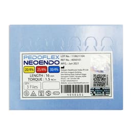 Neoendo Pedoflex Rotary Files 16mm Assorted (Pack of 3) - 6