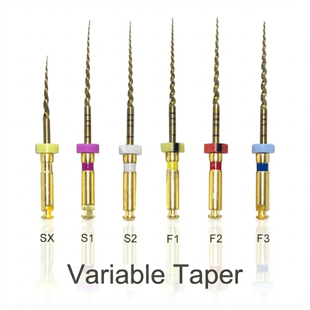 Endo Excellence Nano Gold Rotary Files -25mm (Pack of 6)