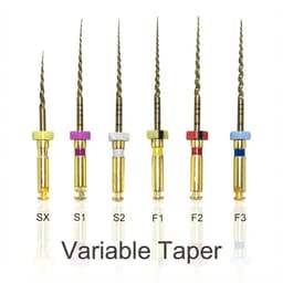 Endo Excellence Nano Gold Rotary Files -25mm (Pack of 6) - 2