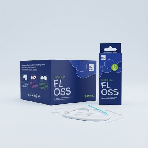 MyOra GlideEase Floss - Pack Of 12 (50 Pcs/Pack)