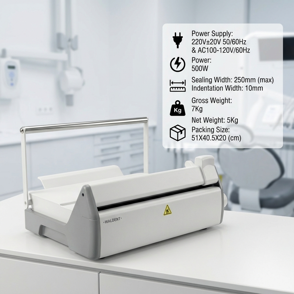 Waldent Sterilization Reels & Pouches Sealing Machine