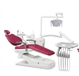 Waldent Orion Dental Chair - Dark Red - 2
