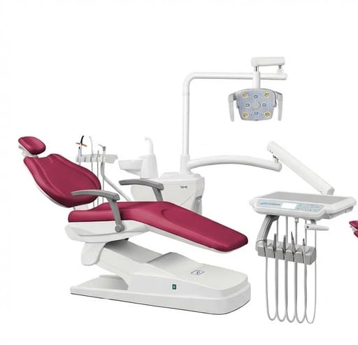 Waldent Orion Dental Chair - Dark Red