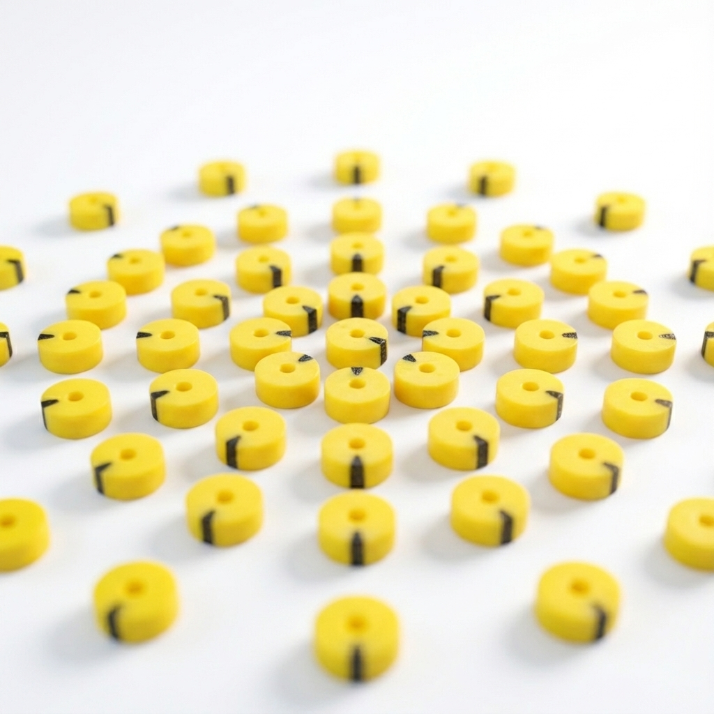 SuperEndo Silicon File Stoppers (Pack of 100) - Yellow