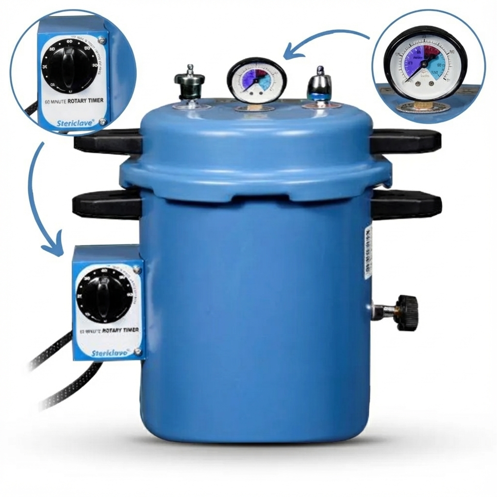 Life Steriware Premium Colourful Autoclaves - 12 Litres