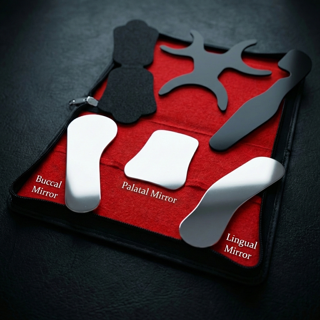 Capri Intra Oral Metal Mirrors Pack of 6