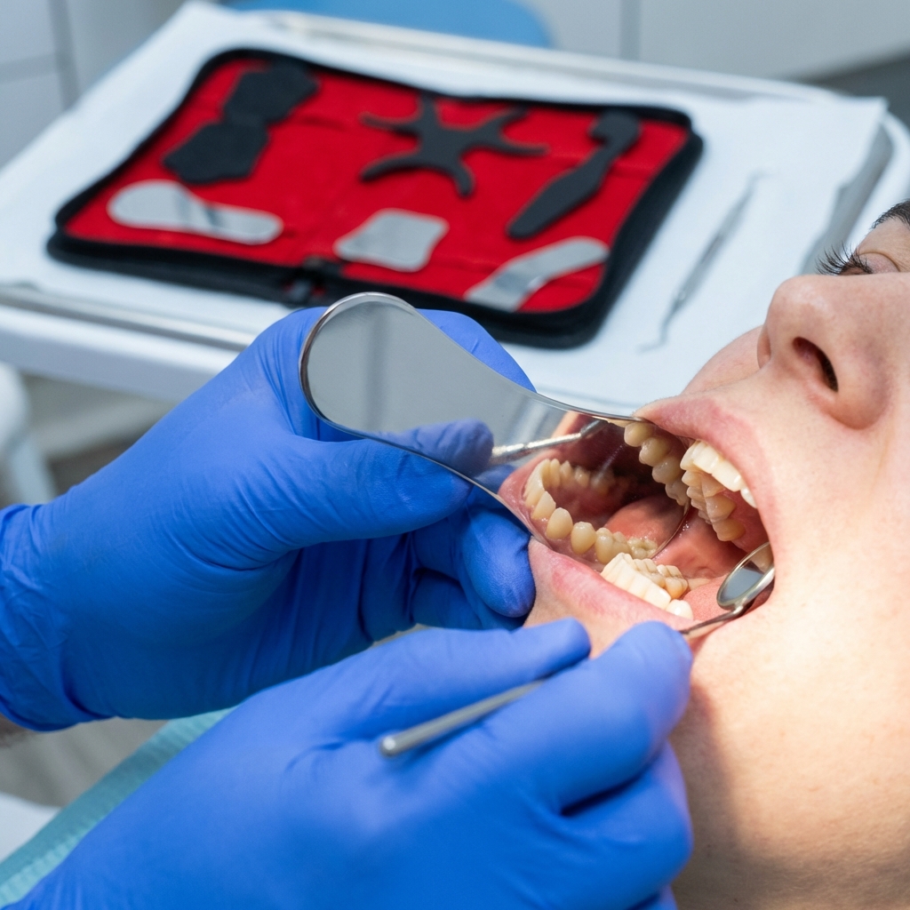 Capri Intra Oral Metal Mirrors Pack of 6