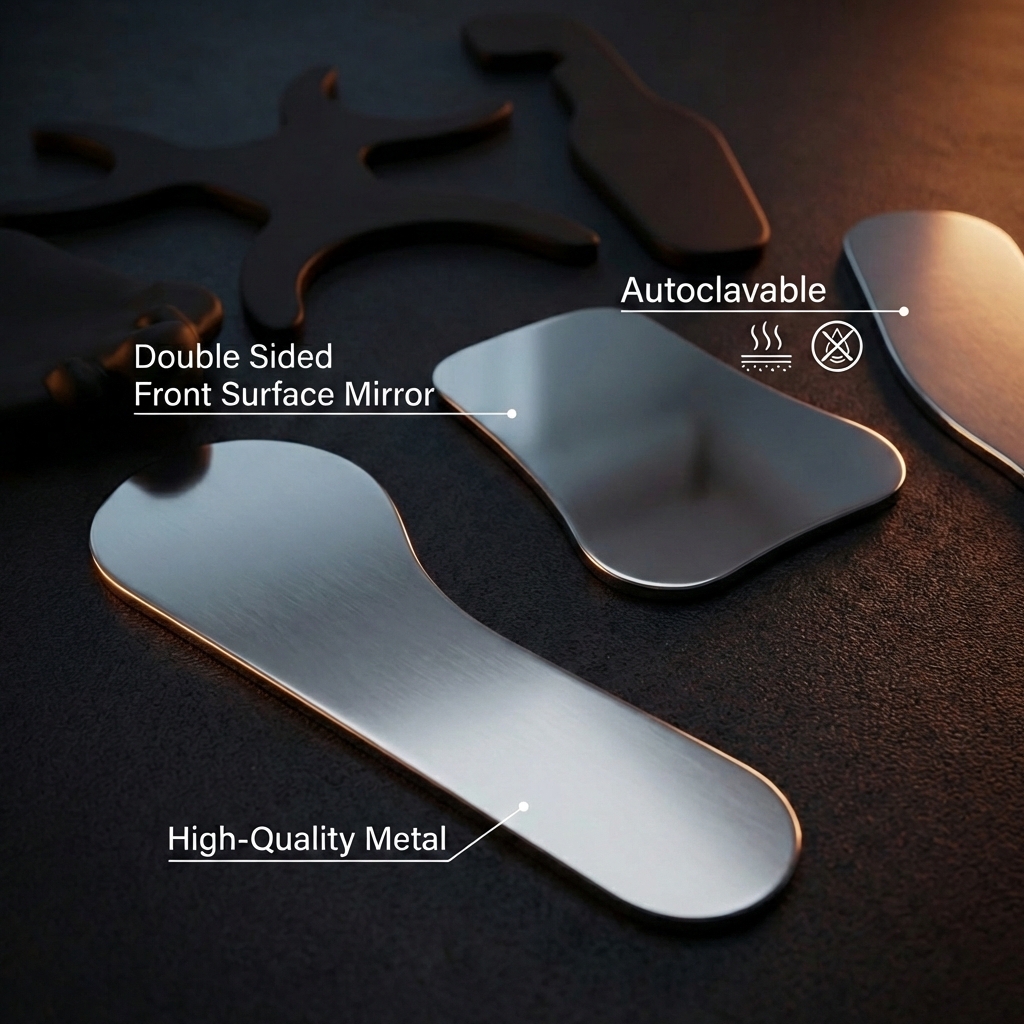 Capri Intra Oral Metal Mirrors Pack of 6