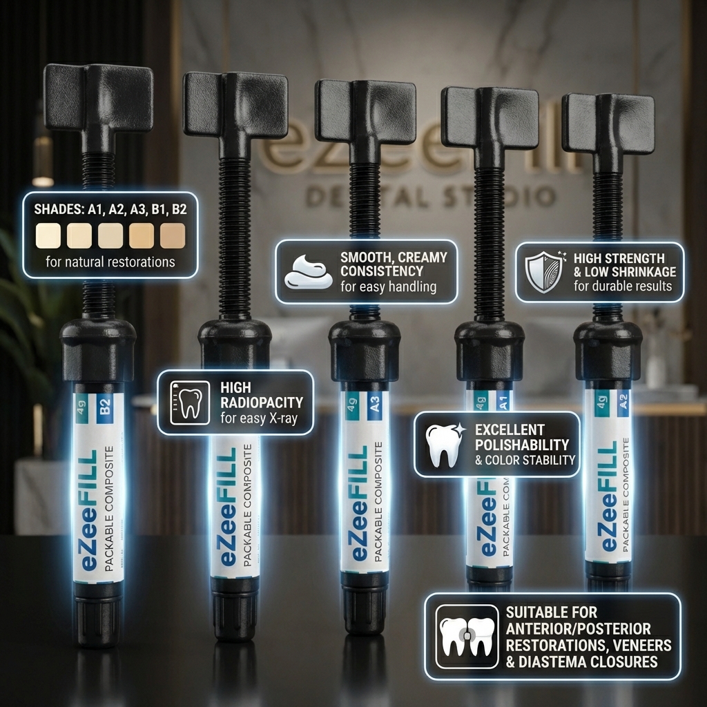 DentAct eZee Fill Composite Syringe Refill