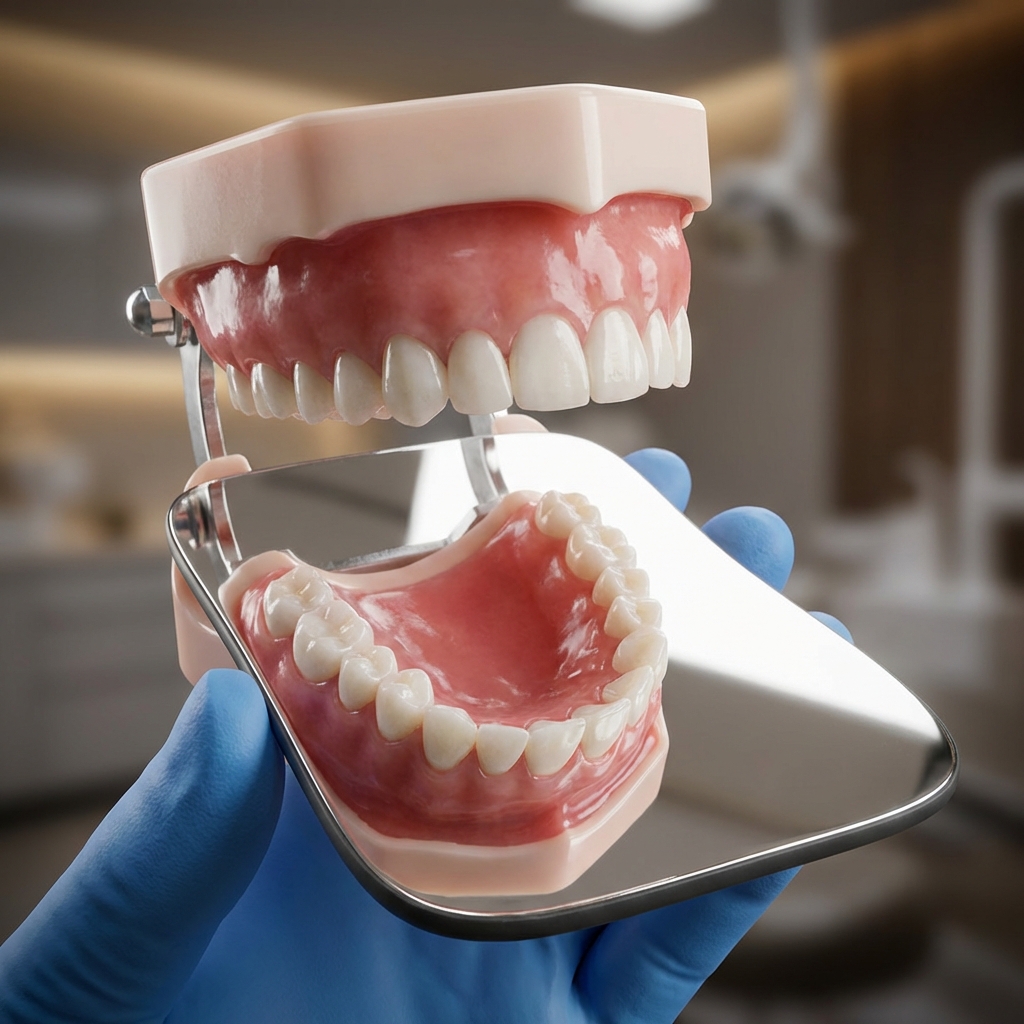 Capri Double Sided Stainless Steel Photographic Mirror - Adult 1/pk