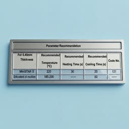 UU Ortho AlignTemplate Foil - Round 0.40 mm | For Composite Attachment Transfer (Pack of 10) (Code no. 121) - 8