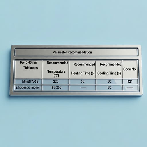 UU Ortho AlignTemplate Foil - Round 0.40 mm | For Composite Attachment Transfer (Pack of 10) (Code no. 121)