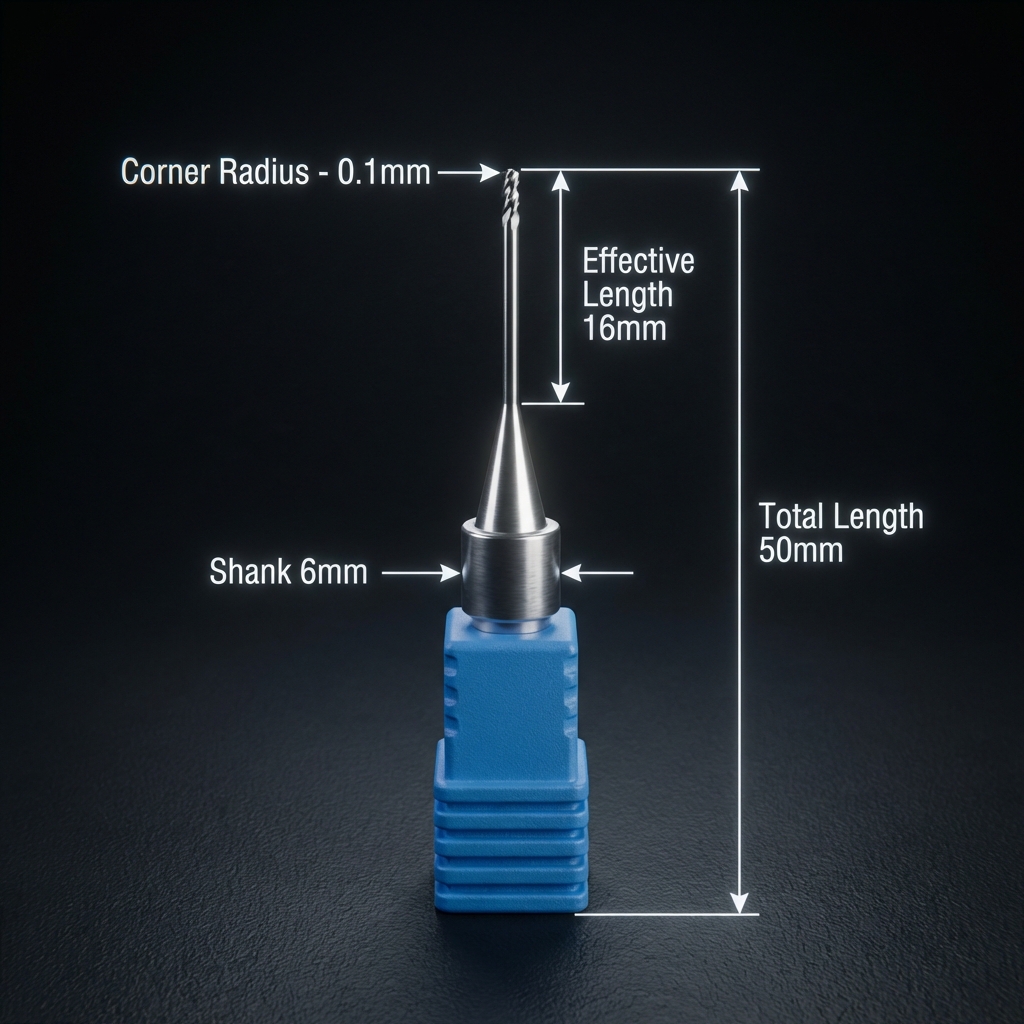 Nexy Metal Milling Bur DC - Round Nose Knife (JDM5DW Type)