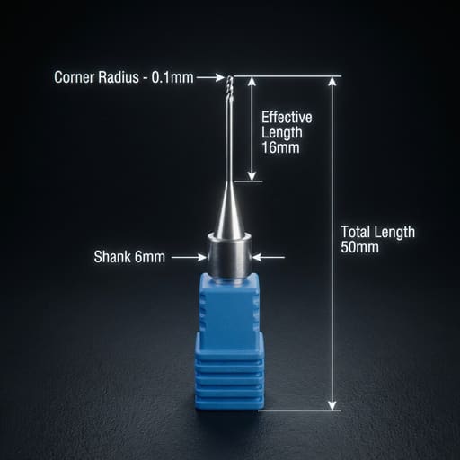 Nexy Metal Milling Bur - Round Nose Knife (JDM5DW Type)