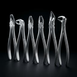 Waldent Extraction Forceps Kit Set of 12 (K1/1)      - 5