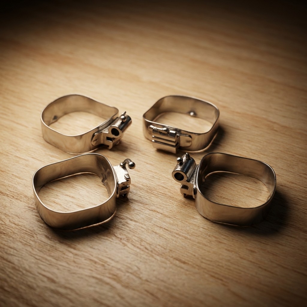 Natural Molar Bands Convertible MBT 0.022 1st Molar U2L1 (Pack of 4)