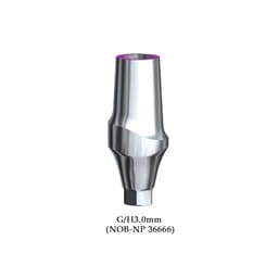 Dentaltech Straight Abutment G/H3.0mm - Nobel Biocare NP Implant Compatible (NOB-NP 36666)