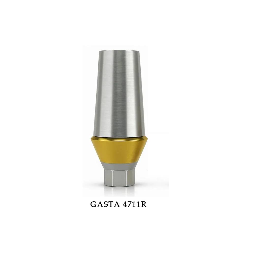 Dentaltech Straight Abutment Regular ∅4.5mm X G/H1.0mm X 7.0mm - Osstem | Dentium | DIO | Cowellmedi | Neobiotech | Dentis Compatible (GSTAS 4711R)