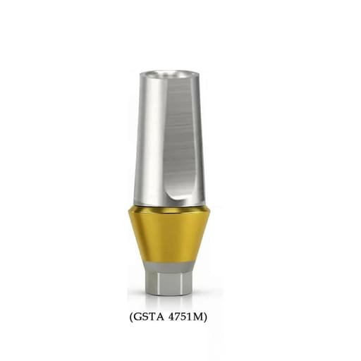 Dentaltech Straight Abutments Mini ∅4.5mm X G/H5.0mm X 7.0mm - Osstem Mini Implant Compatible (GSTA 4751M)