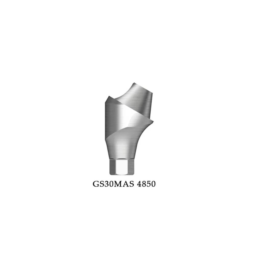 Dentaltech Multi Unit 30°Angular Abutment Regular ∅4.8mm X G/H5.0mm- Osstem | Dentium | DIO | Cowellmedi | Neobiotech | Dentis Compatible (GS30MAS 4850)