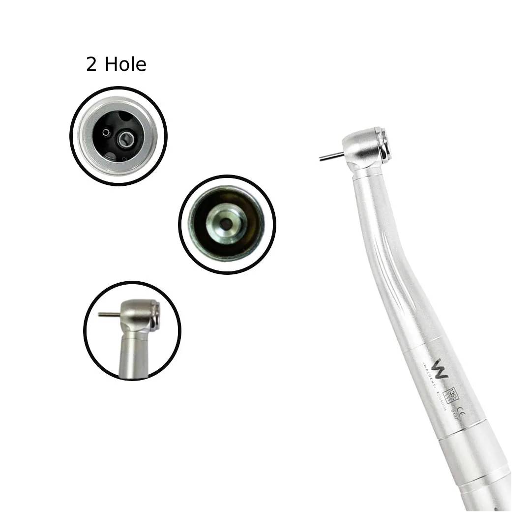 Waldent Standard Head Fiber Optic Push Button Airotor and Quick Coupling (W-414)