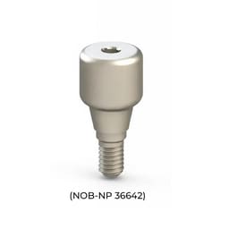 Dentaltech Healing Abutment ?5.0mm X G/H5.0mm - Nobel Biocare NP Implant Compatible (NOB-NP 36642)