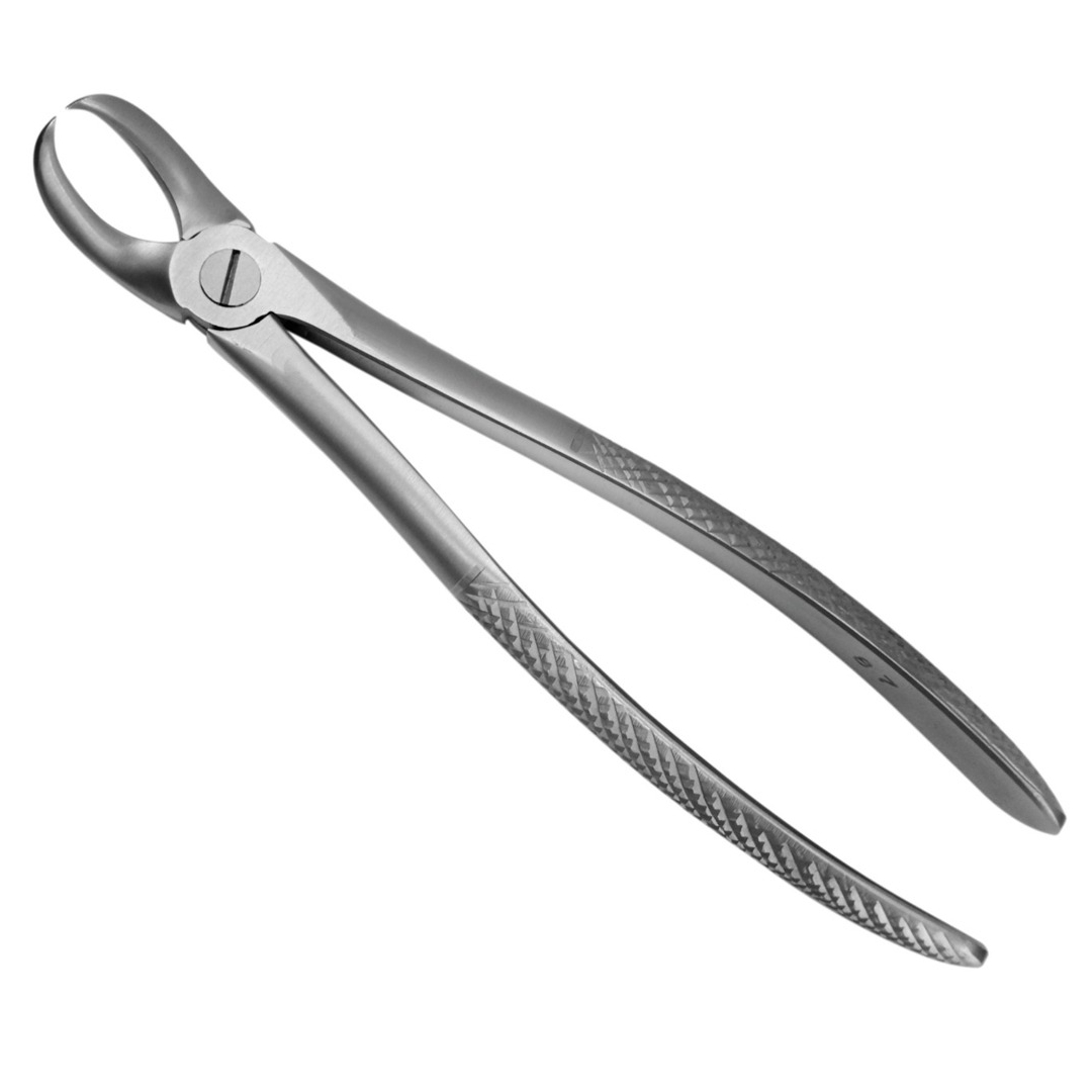 Waldent Tooth Extraction Cowhorn Forceps Lower Molars No.87 (1/128) 