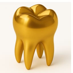 iDENTical Dental Golden Tooth Model ZYR-4042 - 2