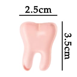 iDENTical Tooth Shape Resin Keychain - 6