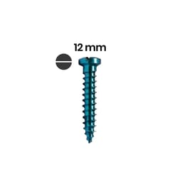 SK Surgicals Titanium Single Slot Screws - 2.5mm x 12mm (25012T)