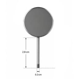 Waldent Wal-Vision FS Rhodium Coated Front Surface MM Tops No. 8 (13/118) - 2