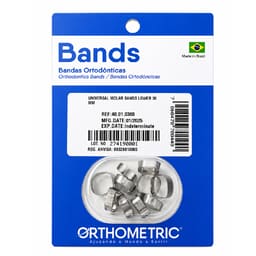 OrthoMetric Plain Ortho Bands - Size 36 Lower - (40.01.0360)