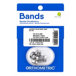 OrthoMetric Plain Ortho Bands - Size 36.5 Lower - (40.01.0365)
