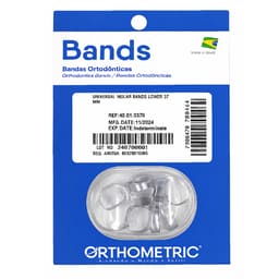 OrthoMetric Plain Ortho Bands - Size 37 Lower - (40.01.0370)